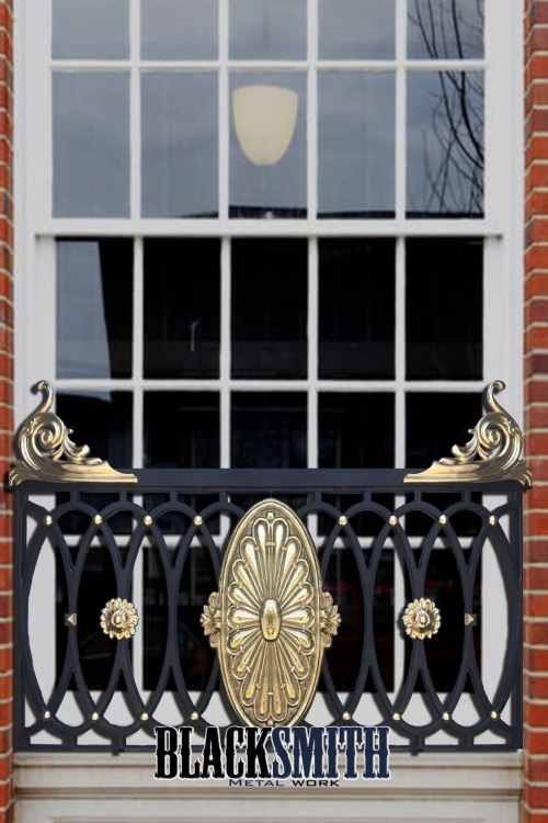 BALUSTRADE MADE OUT OF CAST IRON & BRONZE